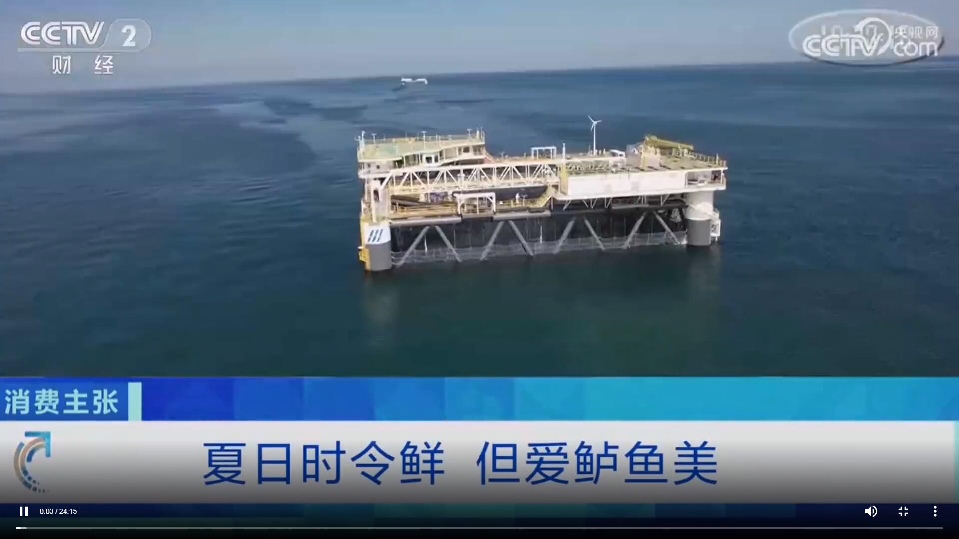夏日時(shí)令鮮，但愛(ài)鱸魚美！經(jīng)海深海冷水鱸亮相CCTV-2《消費(fèi)主張》